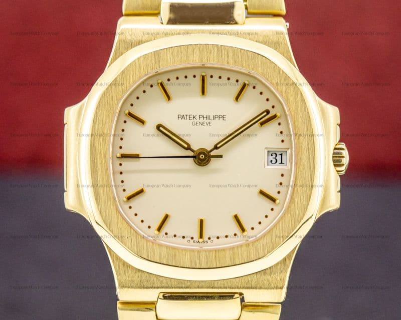 Patek Philippe Nautilus 3800 18K Yellow Gold ORIGINAL CERT 