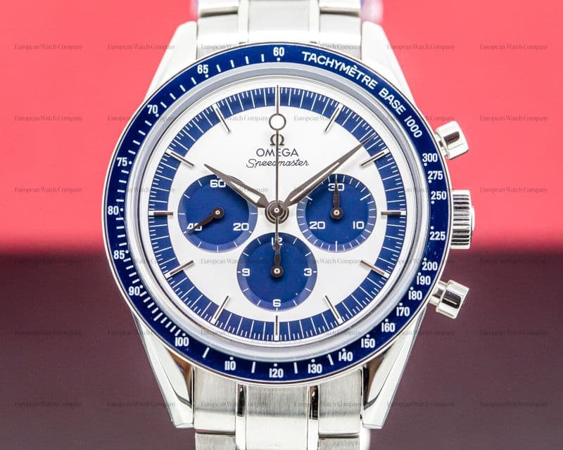 Omega Speedmaster CK 2998 Silver / Blue Dial WITH BRACELET LIMITED 