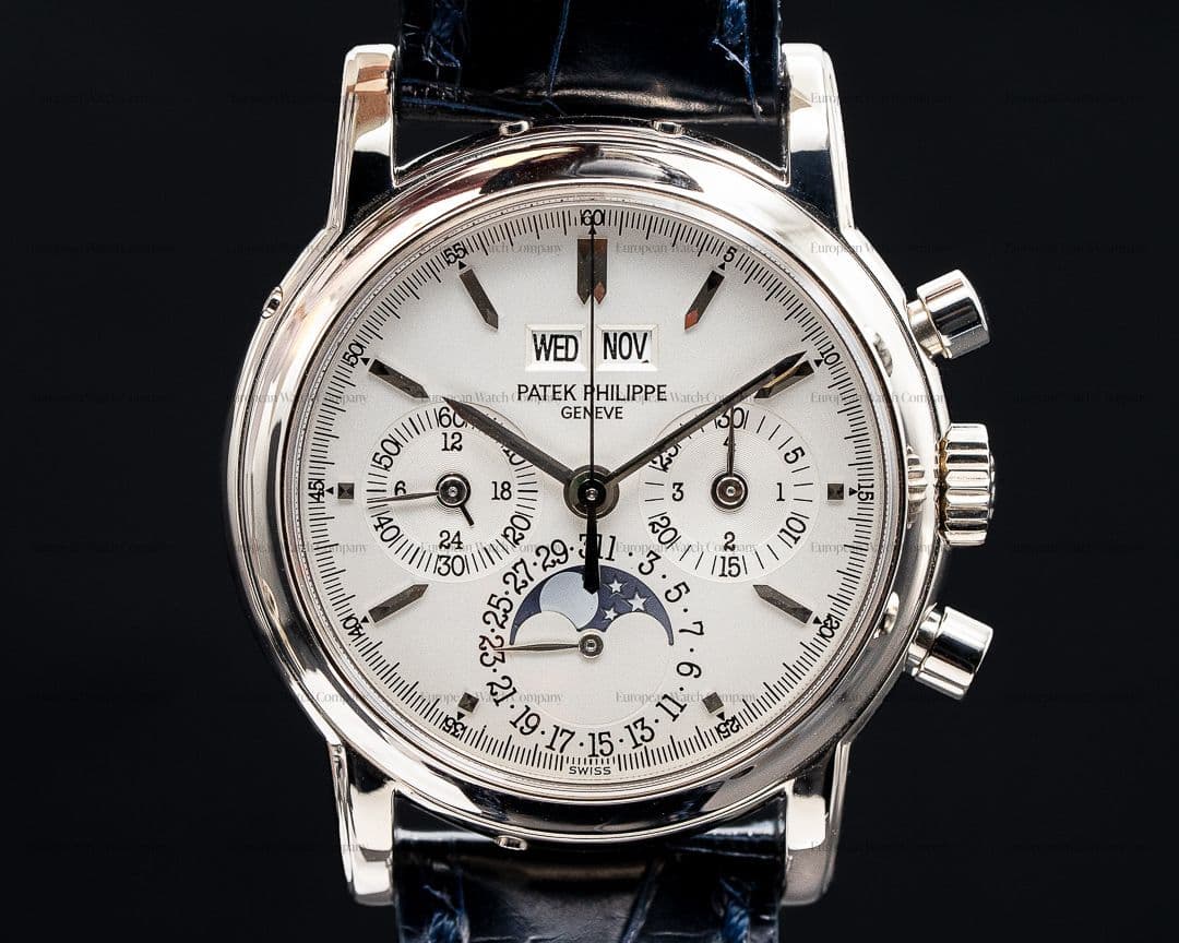Patek Philippe Perpetual Calendar 3970G 18K White Gold JUST SERVICED