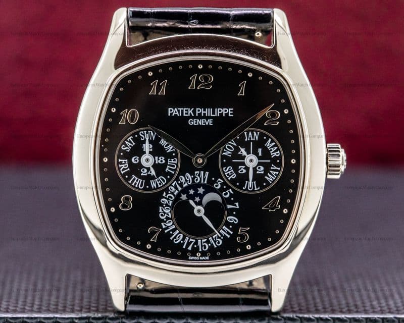 Patek Philippe Perpetual Calendar 5940G 18K White Gold Black Dial 