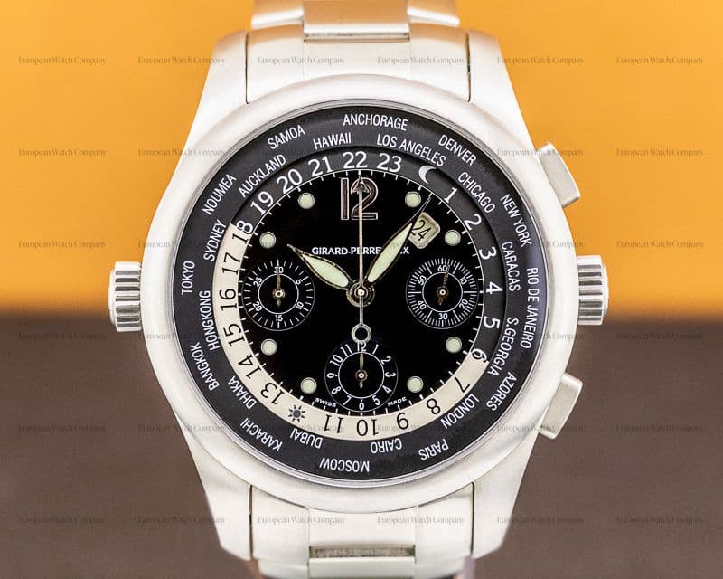Girard Perregaux World Time WW.TC Chrono Titanium / Bracelet 