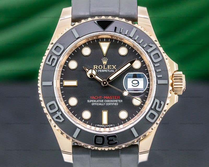 Rolex Yacht Master 116655 18K Rose Gold / Rubber 