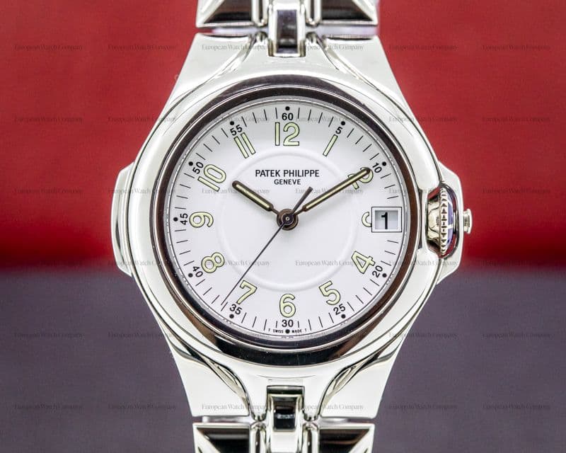 Patek Philippe Sculpture 5091 White Dial SS FULL SET