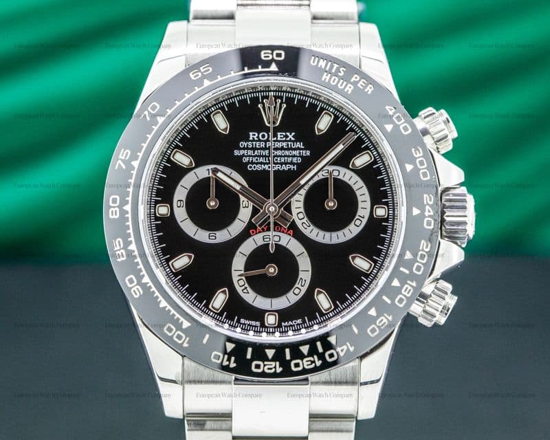 Rolex Daytona 116500 Ceramic Bezel SS / Black Dial 