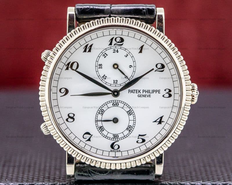 Patek Philippe Travel Time 5034G 18K White Gold FULL SET