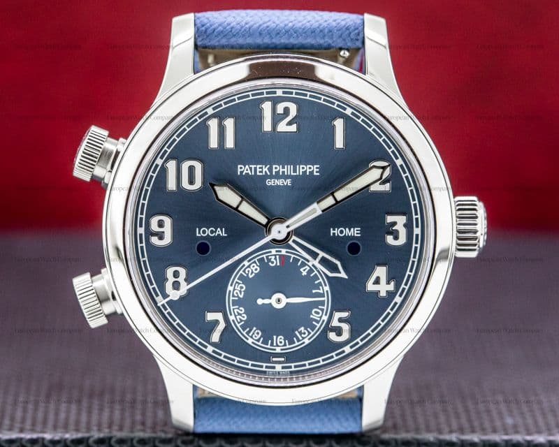 Patek Philippe Mid Size 7234A Calatrava Pilot Travel Time "Singapore" Limited 