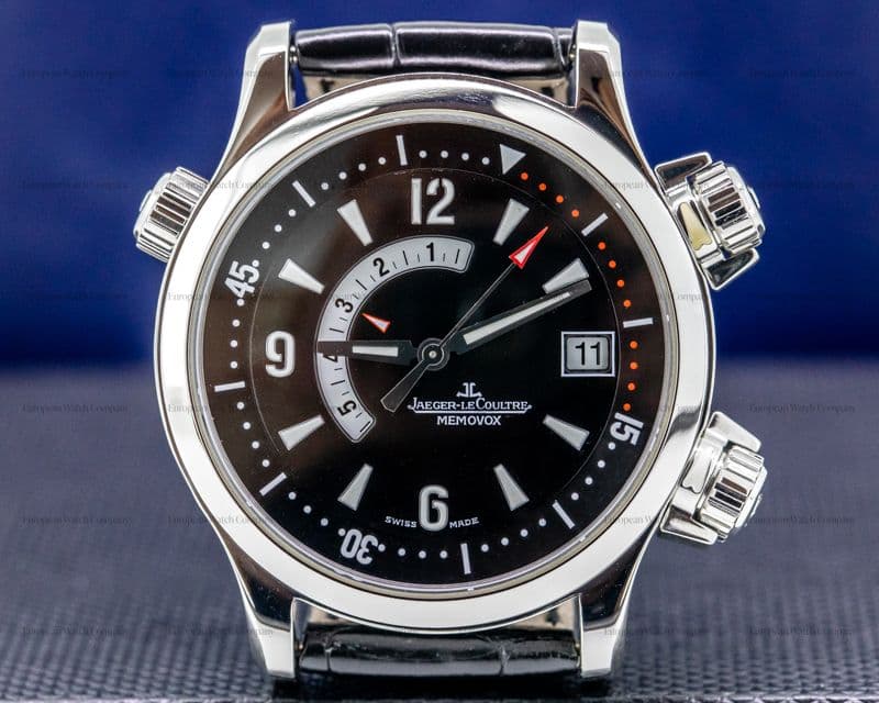 Jaeger LeCoultre Master Compressor Memovox SS / Leather