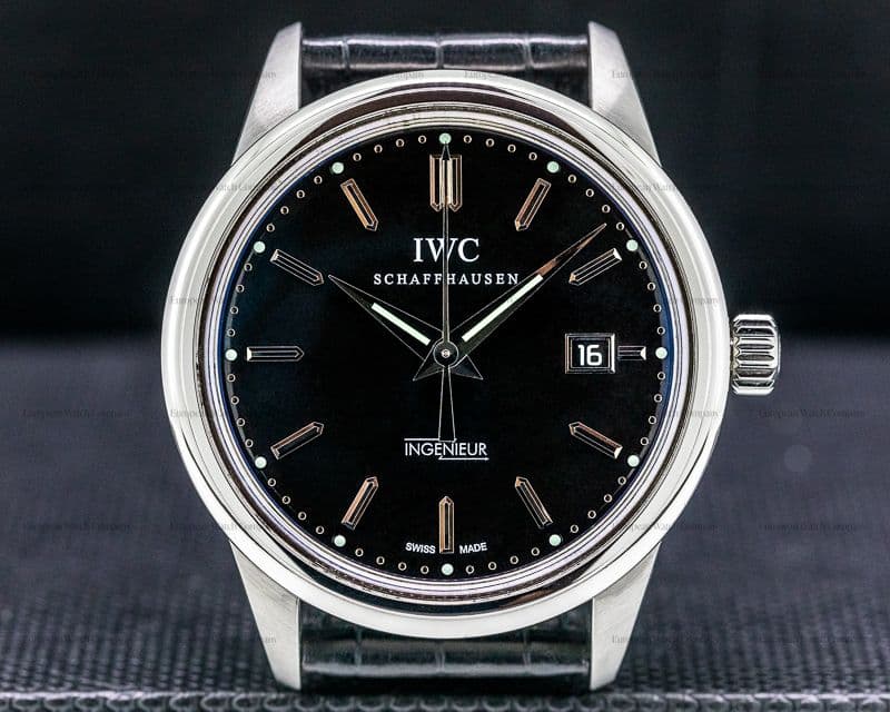 IWC Ingenieur Vintage Collection Black Dial SS 
