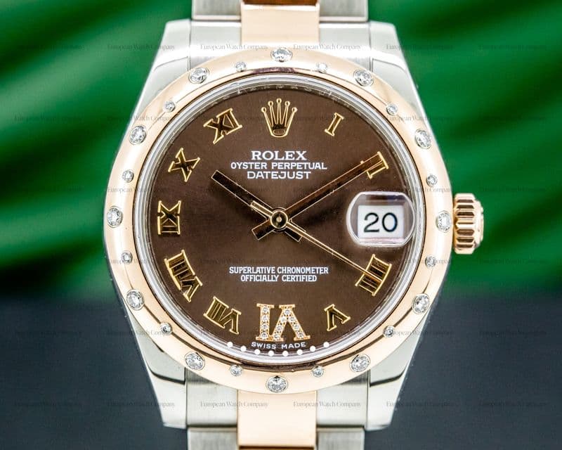 Rolex Datejust 31MM 18K Rose Gold and Stainless Steel 