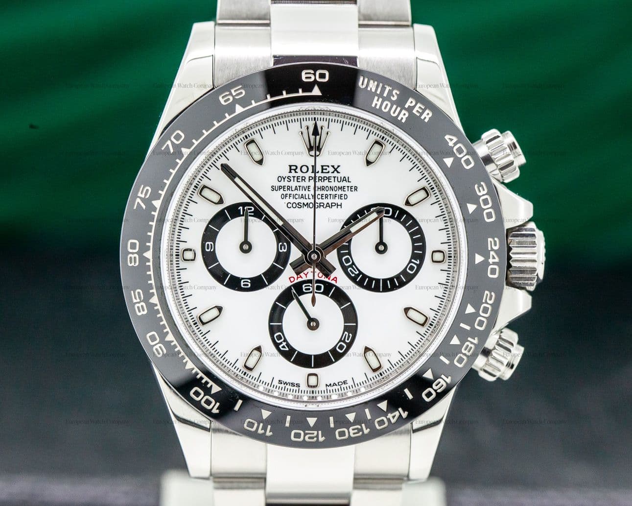 Rolex Daytona Ceramic Bezel SS / White Dial