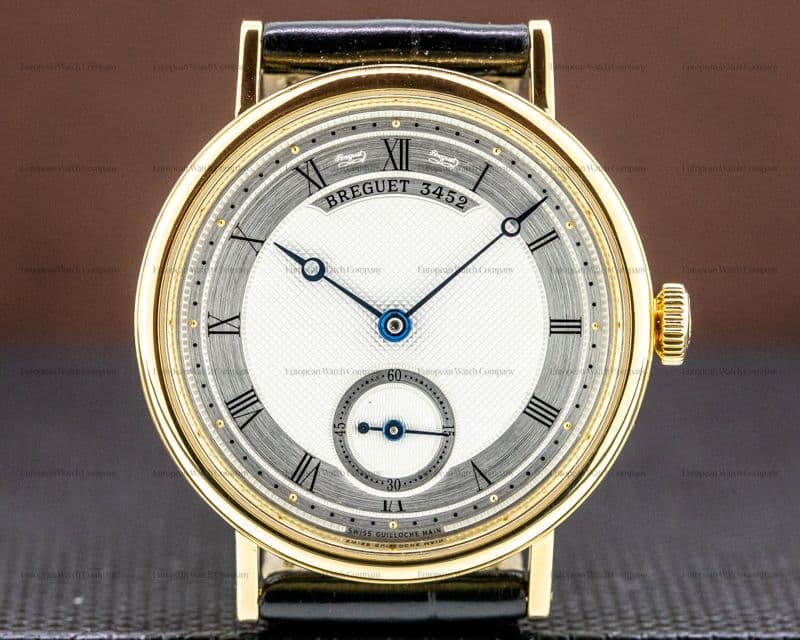 Breguet Classic Manual Wind Power Reserve 18K Yellow Gold 34.5MM