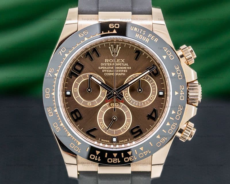 Rolex Cosmograph Daytona 116515LN 18K Rose Gold / Chocolate Dial 2019