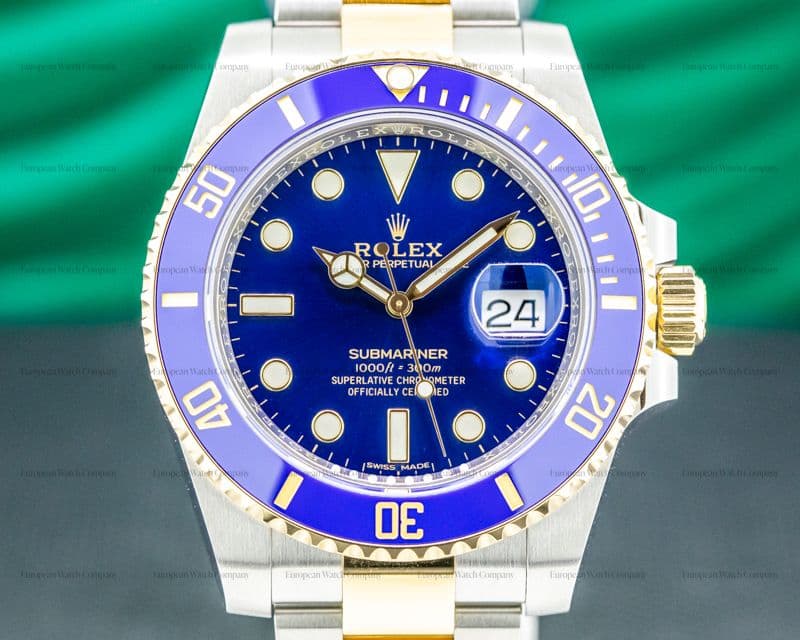 Rolex Submariner 116613LB Ceramic Blue Dial 18K / SS 2020 UNWORN