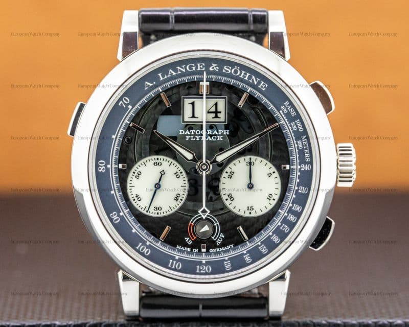 A. Lange and Sohne Datograph LUMEN Up / Down 435.034 Platinum RARE