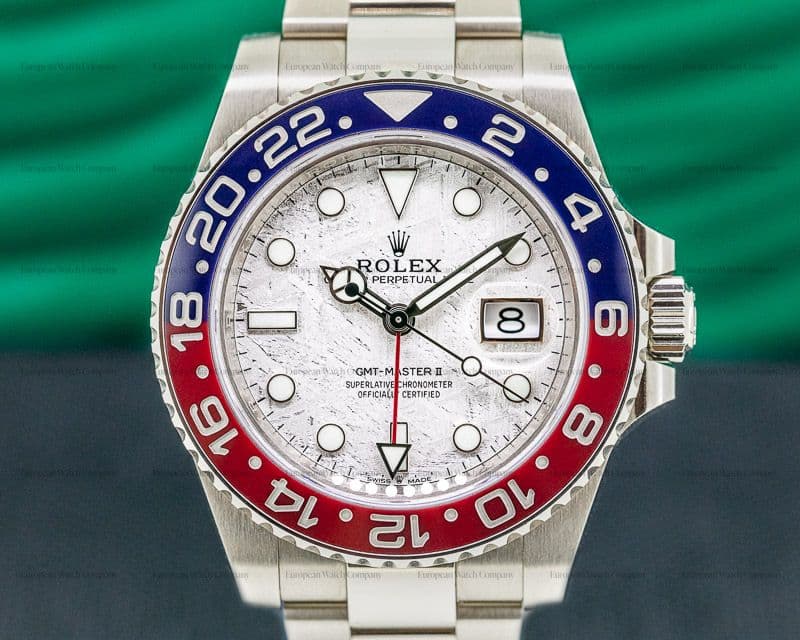Rolex GMT Master II  126719 Meteorite Ceramic "Pepsi" 18K White Gold 2019