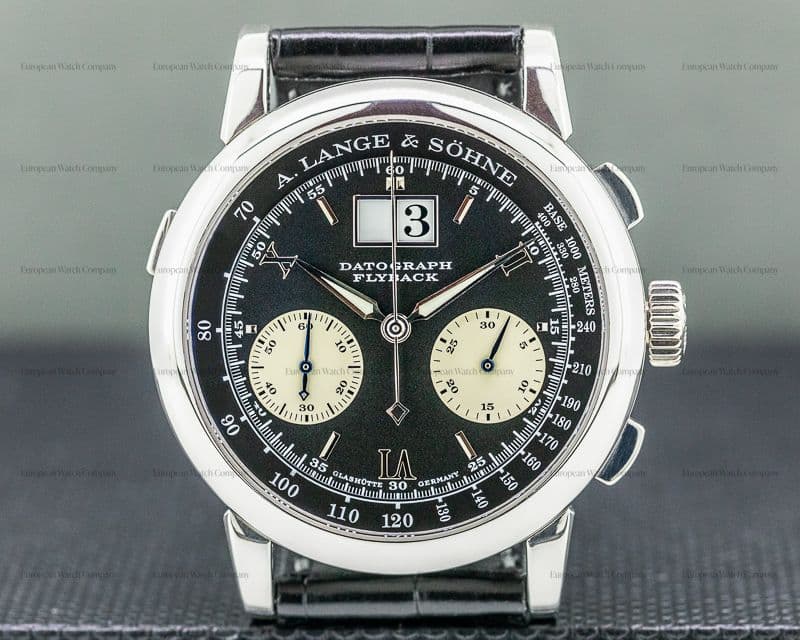 A. Lange and Sohne Datograph Flyback 403.035 Platinum 39MM LANGE SERVICE 