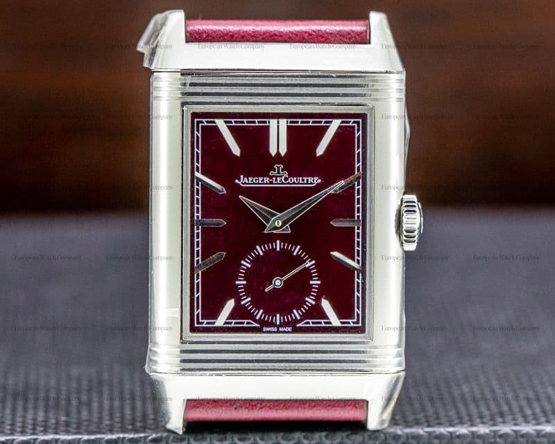 Jaeger LeCoultre Reverso Tribute Small Seconds Burgundy 2020 UNWORN