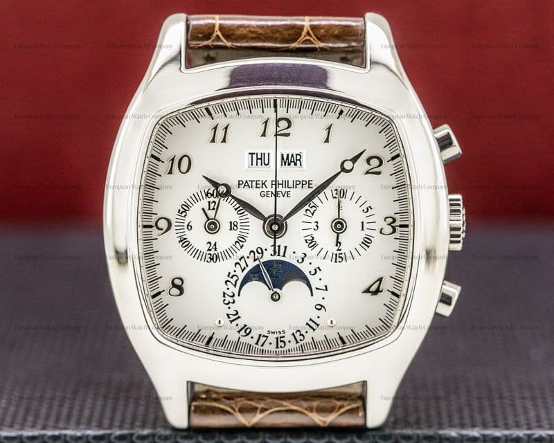 Patek Philippe Perpetual Calendar Chrongraph 5020G / Silver Dial FULL SET