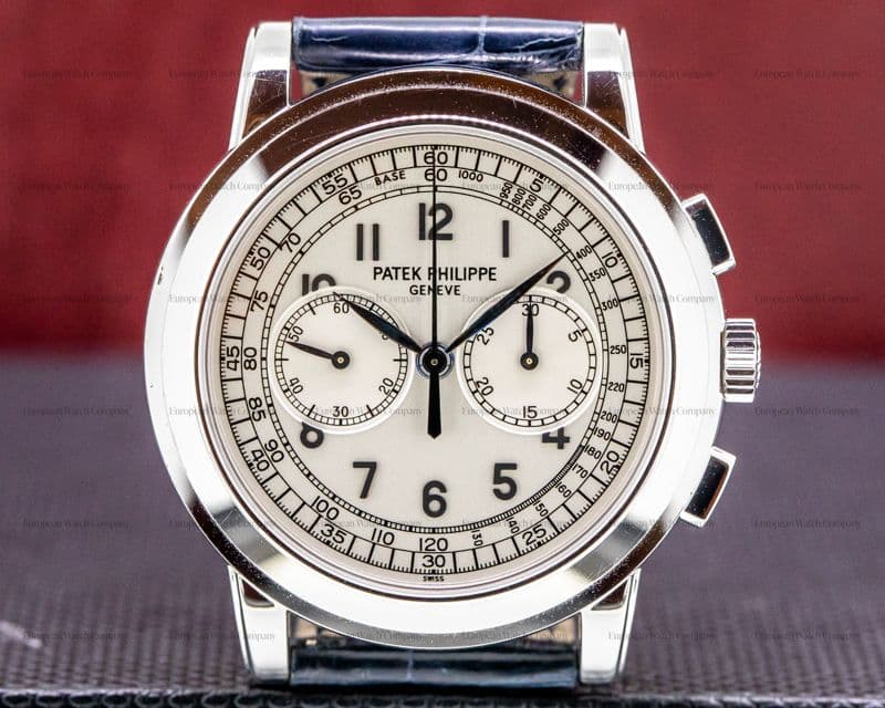Patek Philippe 5070G White Gold Chronograph UNPOLISHED  CRISP