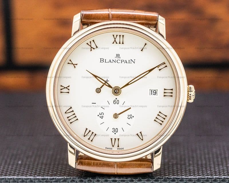 Blancpain Villeret Small Seconds Power Reserve 18k RG Manual Wind 40MM