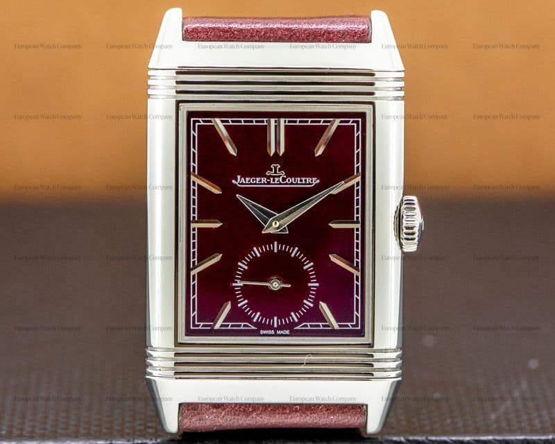 Jaeger LeCoultre Reverso Tribute Small Seconds Burgundy 2020 UNWORN