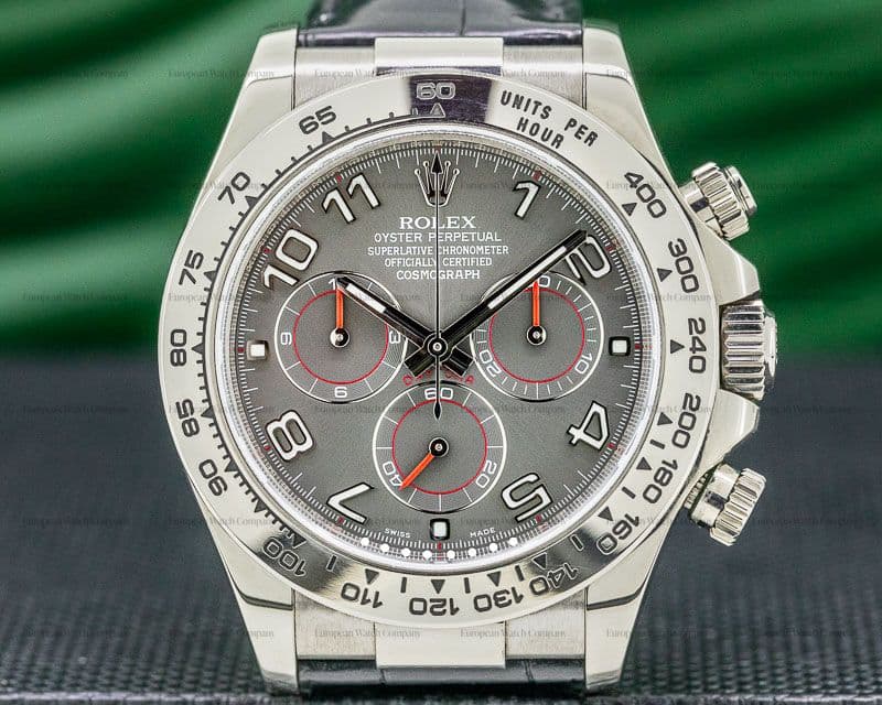 Rolex Daytona 116519 18K White Gold / Grey Dial FULL SET 