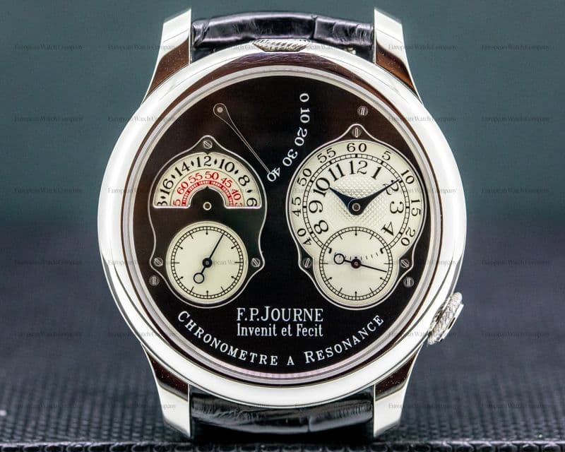 F. P. Journe Chronometre Resonance Platinum "BLACK LABEL" 40MM