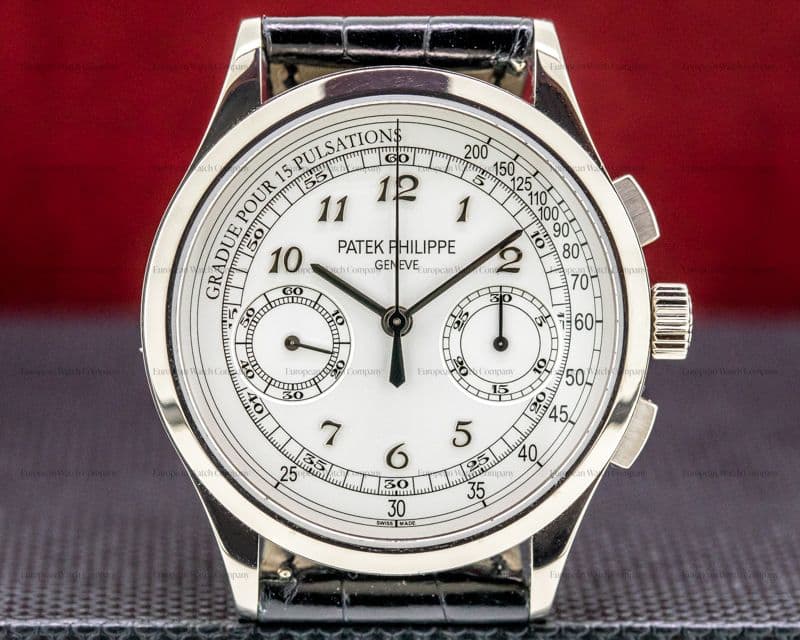 Patek Philippe Chronograph 5170G 18K White Gold / Silver Pulsation 