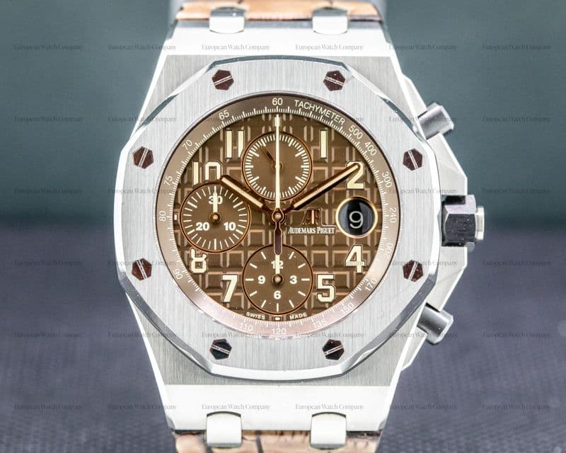 Audemars Piguet Royal Oak Offshore Brown "Havana" Dial SS 