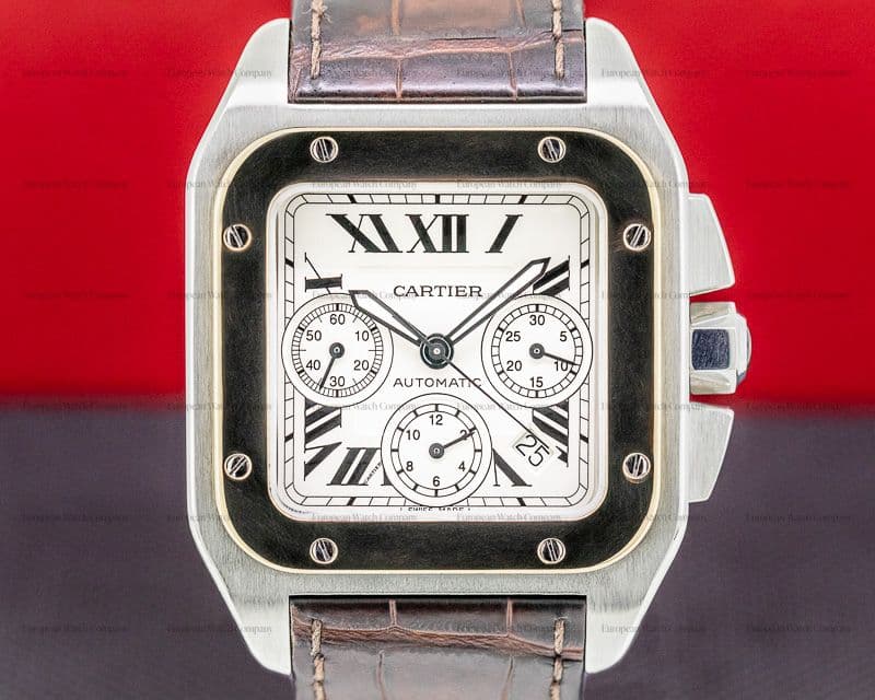 Cartier Santos 100 Chronograph XL SS / 18K