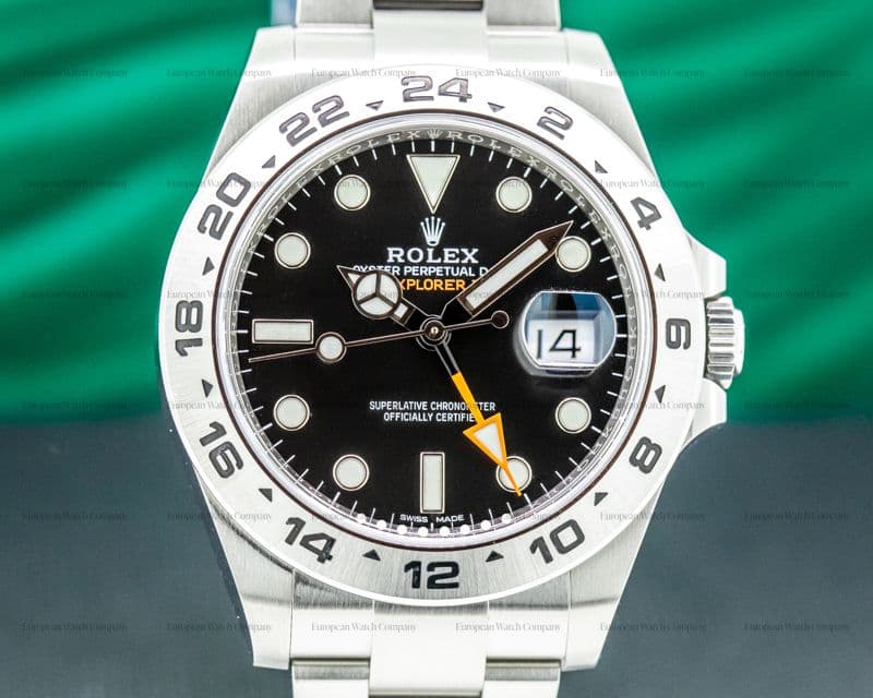 Rolex Explorer II Black Dial SS / FULL SET 2019