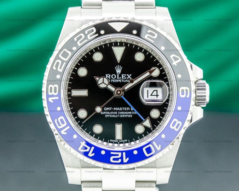 Rolex GMT Master II Ceramic Black & Blue "Batman" SS 2018