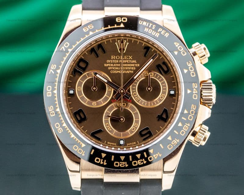 Rolex Cosmograph Daytona 116515LN 18K Rose Gold / Chocolate Dial 2019
