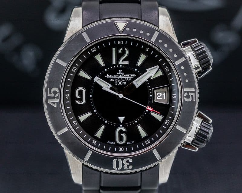 Jaeger LeCoultre Master Compressor Diving Alarm Navy Seals Titanium  
