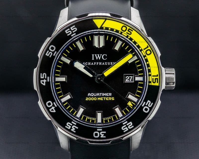 IWC Aquatimer 2000 Black Dial SS / Rubber