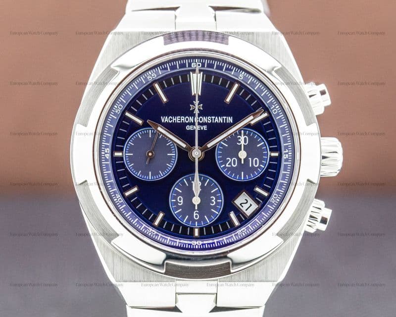 Vacheron Constantin Overseas Chronograph 5500V Blue Dial SS / SS 