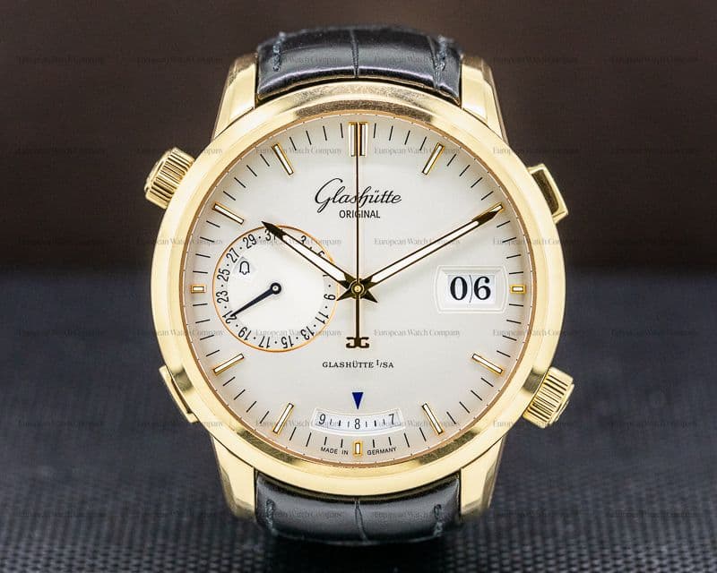 Glashutte Original Senator Diary Rose Gold / Rose Gold Deployant