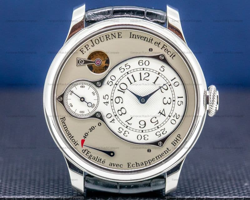 F. P. Journe Chronometre Optimum Platinum / White Gold Dial 40MM FULL SET 