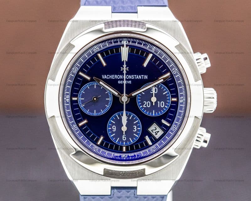 Vacheron Constantin Overseas Chronograph Blue Dial SS UNWORN