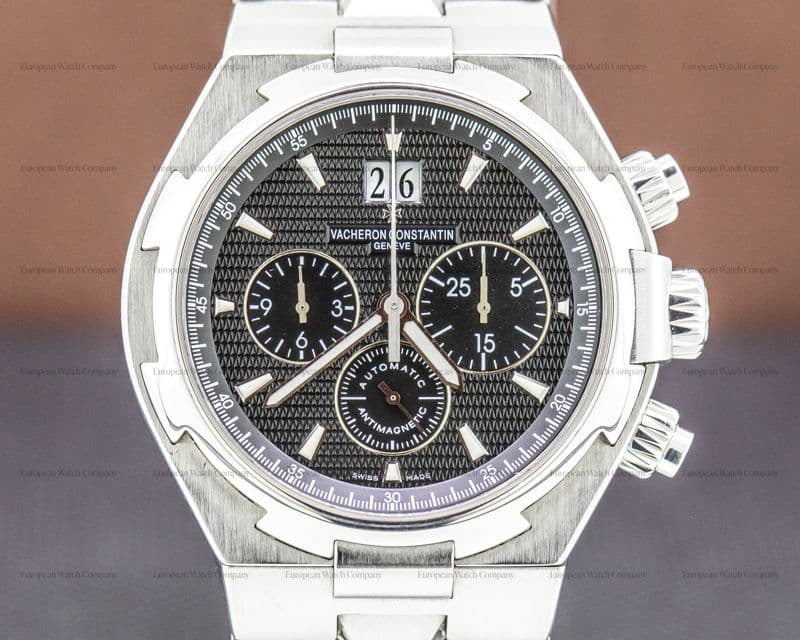 Vacheron Constantin Overseas Chronograph Black Dial SS / SS 