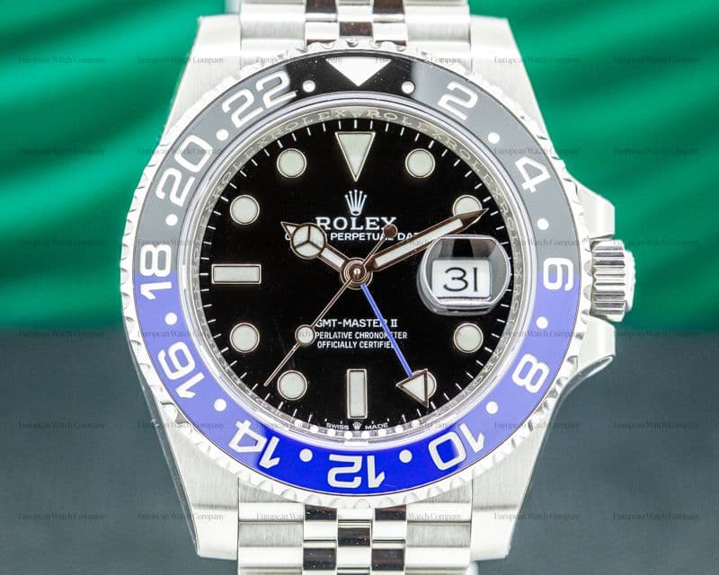 Rolex GMT Master II 126710 Ceramic "Batman" SS / Jubilee UNWORN