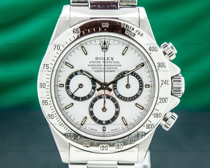 Rolex Daytona 16520 Zenith Movement White Dial SS 