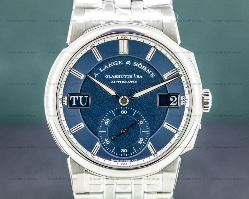 A. Lange and Sohne Odysseus 363.179 Stainless Steel Blue Dial UNWORN