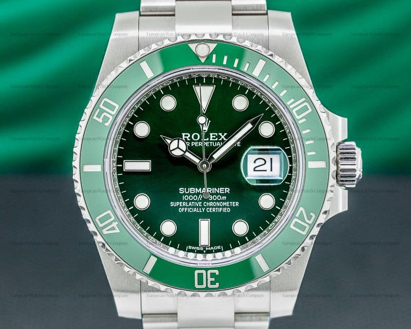 Rolex Submariner "Hulk" Green Ceramic Bezel Green Dial SS 2019