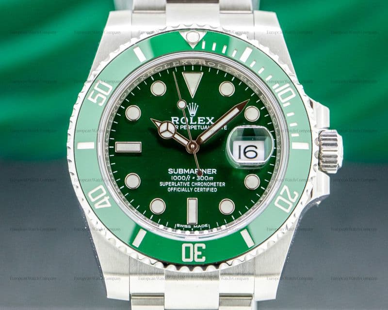 Rolex Submariner "Hulk" Green Ceramic Bezel Green Dial SS UNWORN 2020