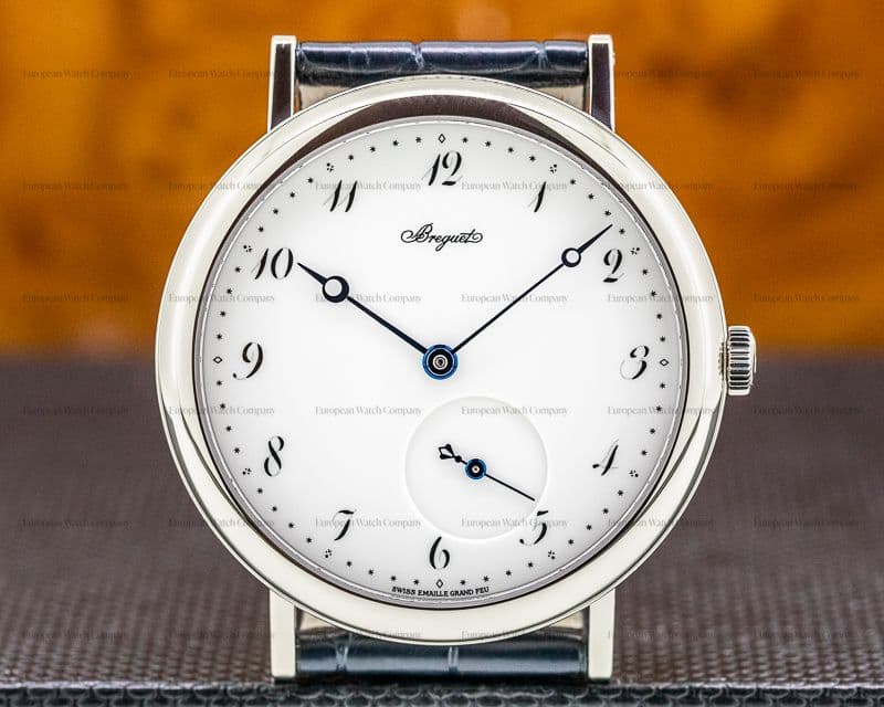 Breguet Classique 5140 18K White Gold Enamel Dial 