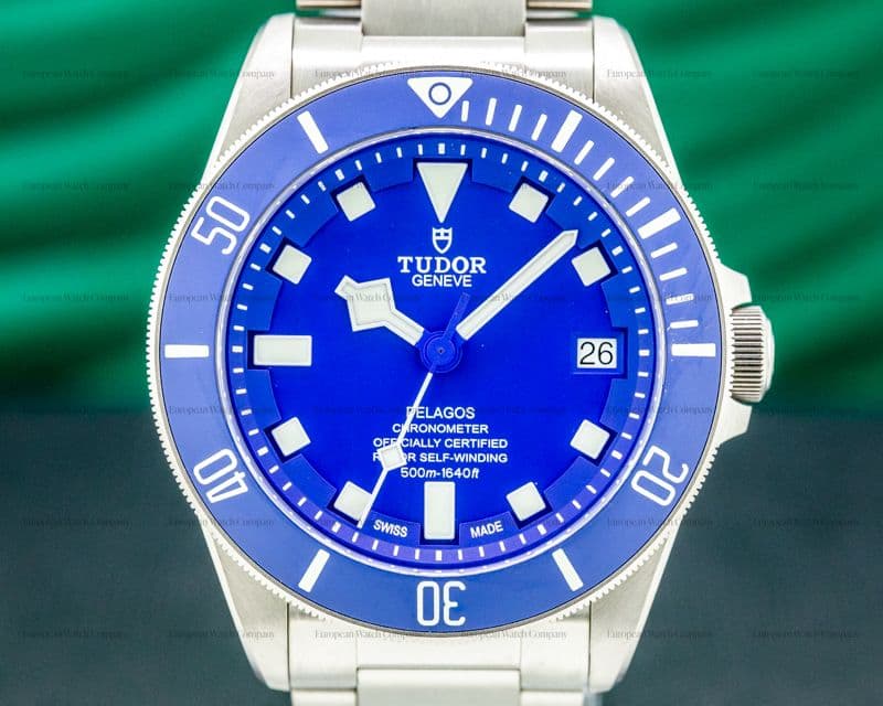 Tudor Pelagos Blue Dial In-House Caliber Titanium 