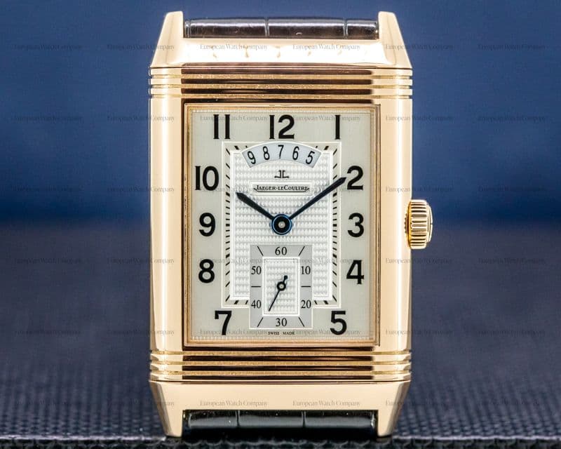 Jaeger LeCoultre Grande Reverso Duo 18k Rose Gold / Rose Gold Deployant Buckle