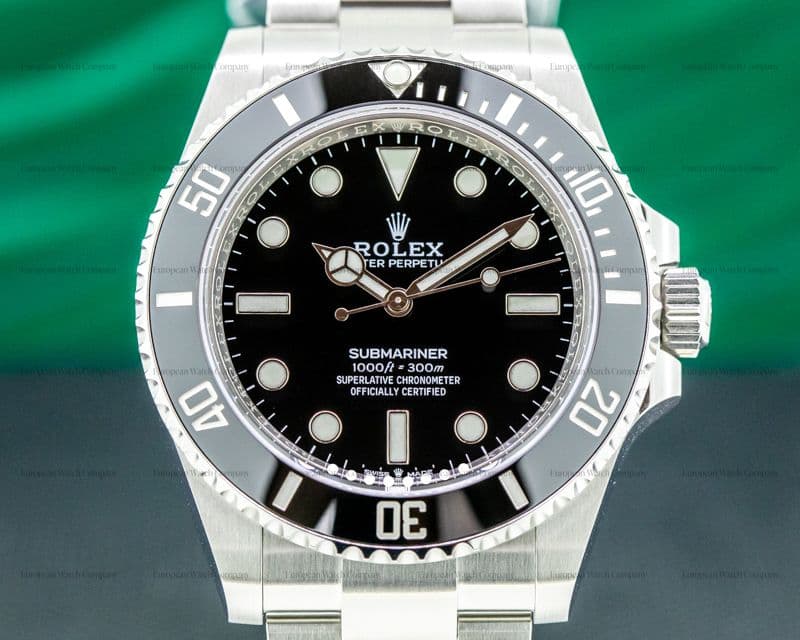 Rolex Submariner 124060 No Date Ceramic Bezel 41MM UNWORN
