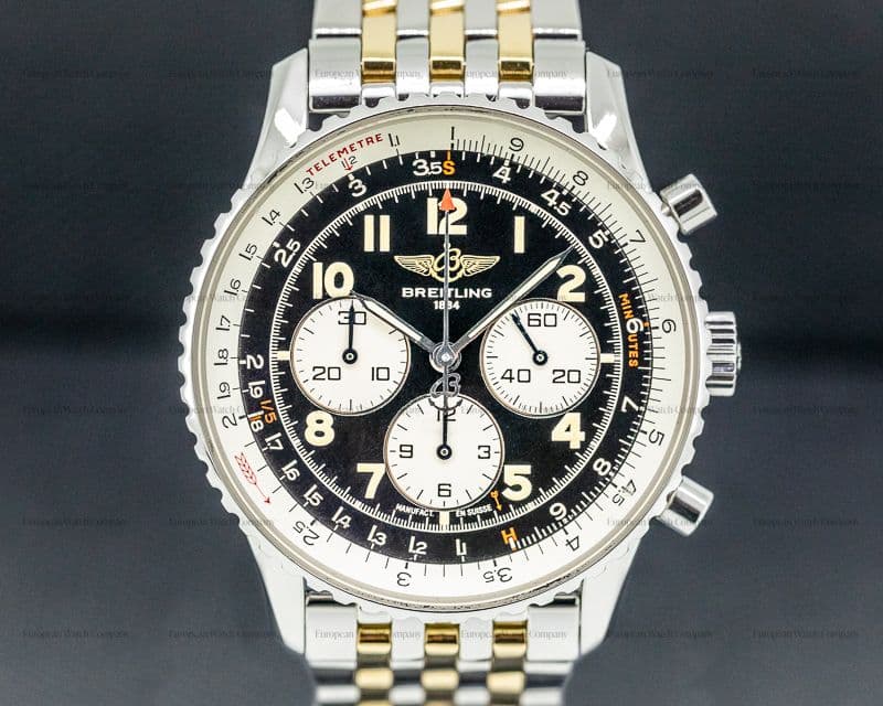 Breitling Navitimer 92 Chronograph SS Black Dial